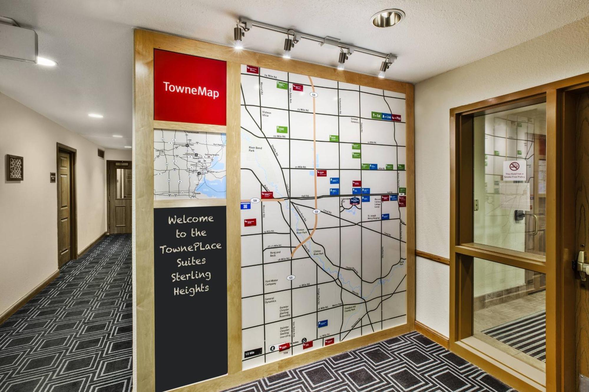 TownePlace Suites Detroit Sterling Heights Extérieur photo